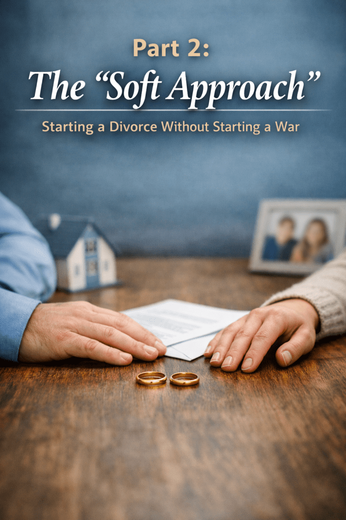 Start a divorce without starting a war